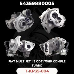 KOMPLE TURBO FIAT ALBEA DOBLO PUNTO MULTIJET 75 HP EURO 3- 4 KP35
