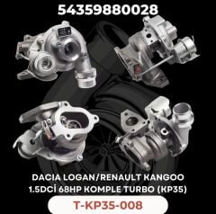 KOMPLE TURBO RENAULT SYMBOL DUSTER FLUENCE 1.5 DCİ 85 HP KP35