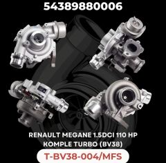 KOMPLE TURBO RENAULT DUSTER A180 CDI BV38