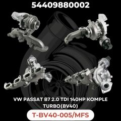 KOMPLE TURBO VW PASSAT 2.0 TDI 140 HP BV40