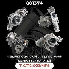 KOMPLE TURBO RENAULT CLİO 1.5 DCİ MERCEDES CİTAN EURO 5.5 GT12