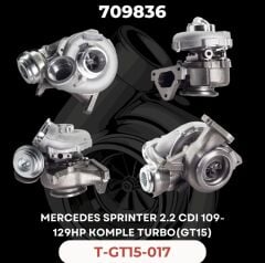 KOMPLE TURBO MERCEDES SPRINTER 313 CDI GT17