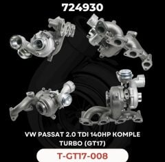 KOMPLE TURBO VW PASSAT 2.0 TDI 140 HP BKP