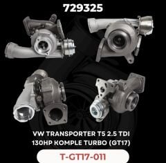 KOMPLE TURBO VW T5 2.5 TDI 130 HP AXD GT17