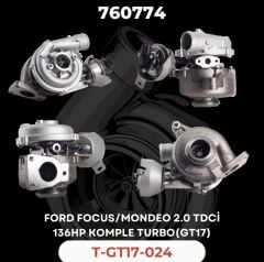 KOMPLE TURBO FORD MONDEO 2.0 TDCI 136 HP GT17
