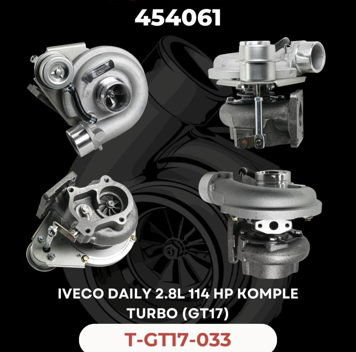 KOMPLE TURBO RENAULT MASTER 2.8 TD 114 HP GT22 454061