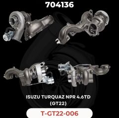 KOMPLE TURBO ISUZU TURQUAZ NPR ROYBUS TB25 704136